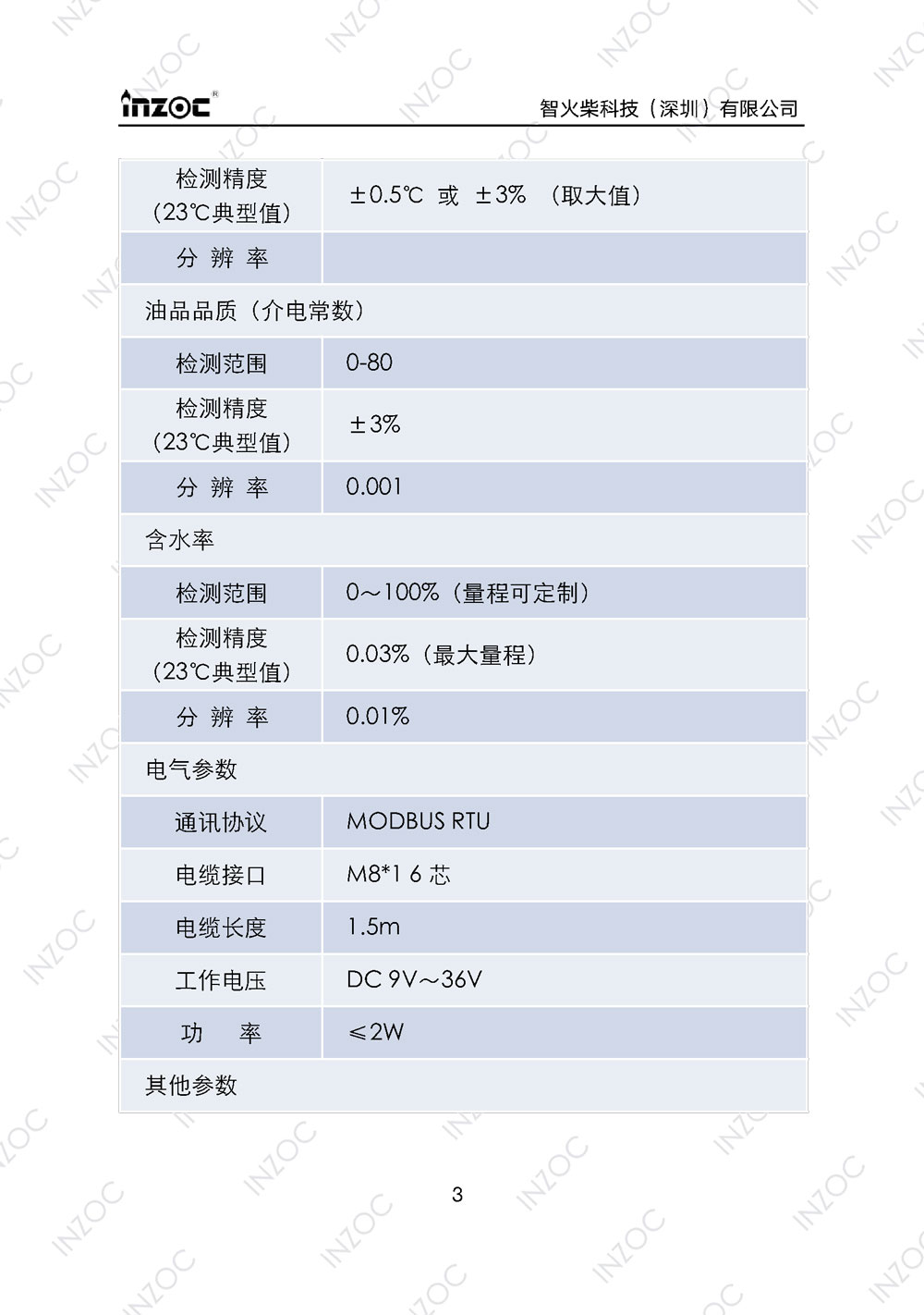 IFV-3/4/5系列粘度多参量油液传感器使用说明书