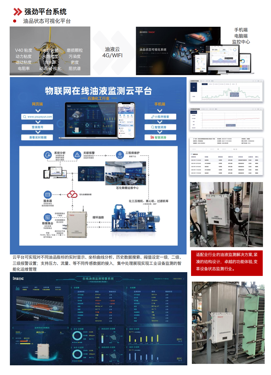 防爆型在线油液监测系统 IOL-EX 云平台系统