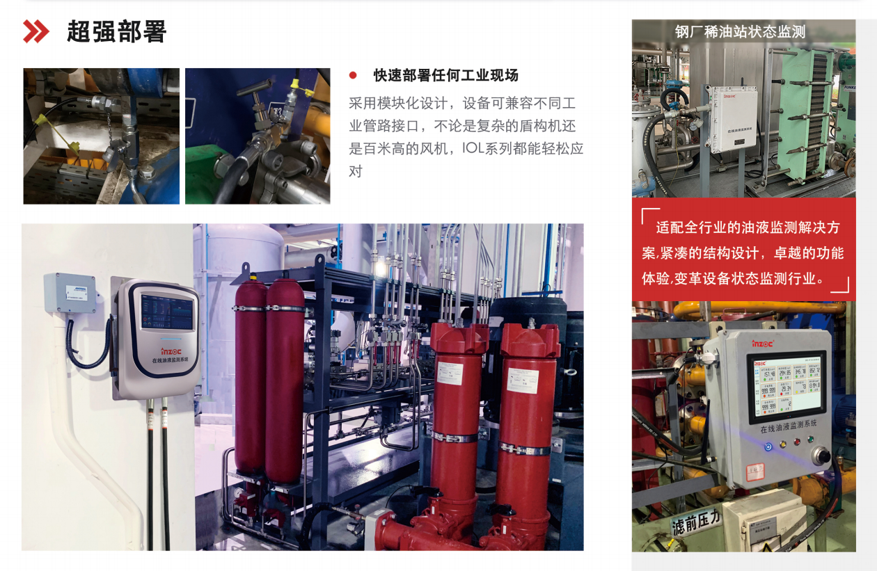 IOL-CG系列在线油液监测系统 应用部署